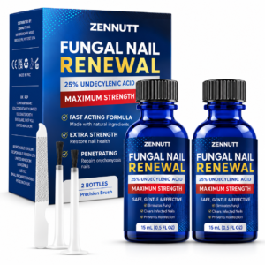 Toenail Fungus Treatment Extra Strength – 25% Undecylenic Acid, 2 Packs